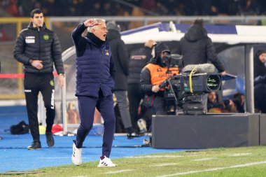 Coach Jose Mourinho (AS Roma) during italian soccer Serie A match US Lecce vs AS Roma at the Via Del Mare stadium in Lecce, Italy, February 11, 2023 - Credit: Emmanuele Mastrodonat
