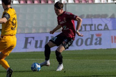 Fabbian Giovanni Reggina shot during Italian soccer Serie B match Reggina 1914 vs AC Pisa at the Oreste Granillo stadium in Reggio Calabria, Italy, February 11, 2023 - Credit: Valentina Giannetton