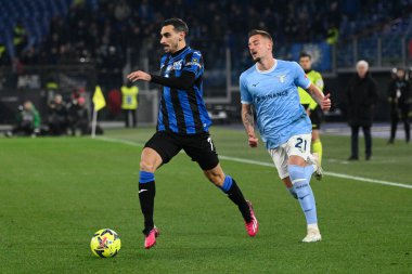 Davide Zappacosta (Atalanta) during the Italian Football Championship League A 2022/2023 match between SS Lazio vs Atalanta BC at the Olimpic Stadium in Rome on 11 February 2023. - Credit: Fabrizio Corradetti/LiveMedi
