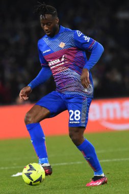 Soualhio Meitr of US Cremonese in action during the Serie A match between SSC Napoli v US Cremonese at  Stadio Diego Armando Maradona  - Credit: Agostino Gemito/LiveMedi