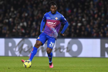 Soualhio Meitr of US Cremonese in action during the Serie A match between SSC Napoli v US Cremonese at  Stadio Diego Armando Maradona  - Credit: Agostino Gemito/LiveMedi