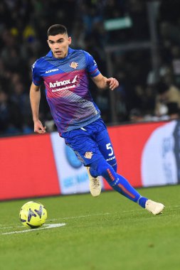 Johan Vasquez of US Cremonese in action during the Serie A match between SSC Napoli v US Cremonese at  Stadio Diego Armando Maradona  - Credit: Agostino Gemito/LiveMedi
