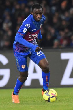 Felix Afena -Gyan of US Cremonese in action during the Serie A match between SSC Napoli v US Cremonese at  Stadio Diego Armando Maradona  - Credit: Agostino Gemito/LiveMedi