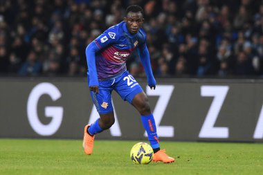 Felix Afena -Gyan of US Cremonese in action during the Serie A match between SSC Napoli v US Cremonese at  Stadio Diego Armando Maradona  - Credit: Agostino Gemito/LiveMedi