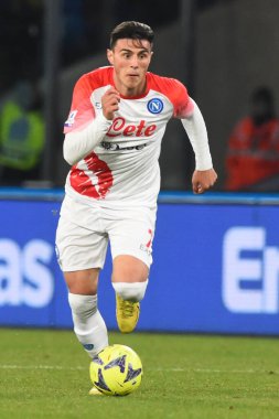 Eljif Elmas of SSC Napoli  in action  during the Serie A match between SSC Napoli v US Cremonese at  Stadio Diego Armando Maradona  - Credit: Agostino Gemito/LiveMedi