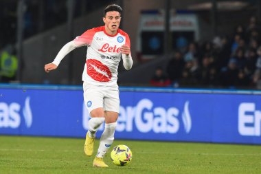 Eljif Elmas of SSC Napoli  in action  during the Serie A match between SSC Napoli v US Cremonese at  Stadio Diego Armando Maradona  - Credit: Agostino Gemito/LiveMedi