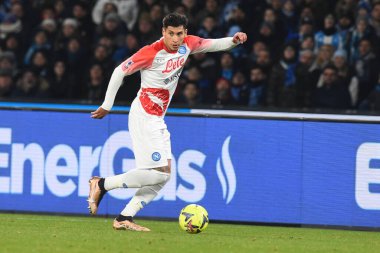 Mathias Olivera of SSC Napoli  in action  during the Serie A match between SSC Napoli v US Cremonese at  Stadio Diego Armando Maradona  - Credit: Agostino Gemito/LiveMedi