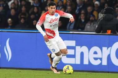 Mathias Olivera of SSC Napoli  in action  during the Serie A match between SSC Napoli v US Cremonese at  Stadio Diego Armando Maradona  - Credit: Agostino Gemito/LiveMedi