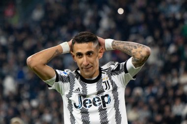 Juventus Angel Di Maria Portrait during italian soccer Serie A match Juventus FC vs ACF Fiorentina at the Allianz Stadium in Turin, Italy, February 12, 2023 - Credit: Nicolas Morassutt