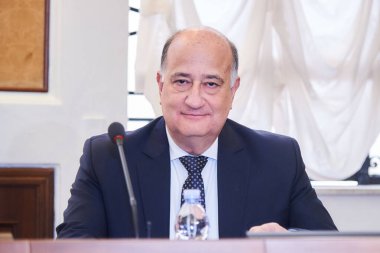 Bruno Corda, Director of the National Agency for the administration and destination of assets seized and confiscated from organized crime. during News Italian Interior Minister Matteo Piantedosi inaugurates a new DIA center in Catanzaro at the Operat