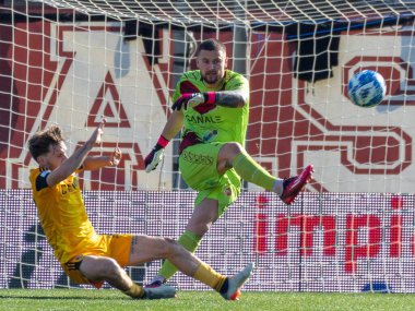 Nikita Contini Reggina shot during Italian soccer Serie B match Reggina 1914 vs AC Pisa at the Oreste Granillo stadium in Reggio Calabria, Italy, February 11, 2023 - Credit: Valentina Giannetton