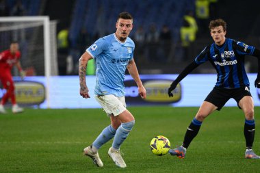 Sergej Milinkovic-Savic (SS Lazio) during the Italian Football Championship League A 2022/2023 match between SS Lazio vs Atalanta BC at the Olimpic Stadium in Rome on 11 February 2023. - Credit: Fabrizio Corradetti/LiveMedi