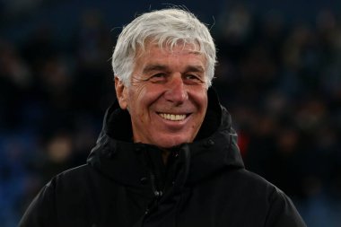 Gian Piero Gasperini coach of Atalanta during italian soccer Serie A match SS Lazio vs Atalanta BC at the Olimpico stadium in Rome, Italy, February 11, 2023 - Credit: Raffaele Cont