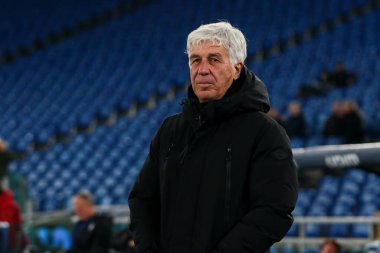 Gian Piero Gasperini coach of Atalanta during italian soccer Serie A match SS Lazio vs Atalanta BC at the Olimpico stadium in Rome, Italy, February 11, 2023 - Credit: Raffaele Cont