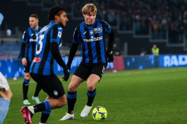 Rasmus Hojlund of Atalanta during italian soccer Serie A match SS Lazio vs Atalanta BC at the Olimpico stadium in Rome, Italy, February 11, 2023 - Credit: Raffaele Cont
