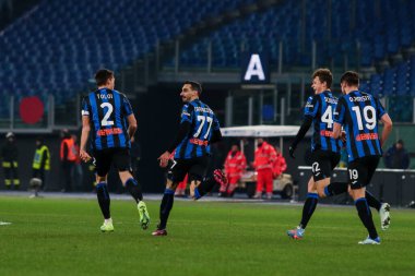 İtalyan futbol takımı Serie A maçında Atalanta 'dan Davide Zappacosta, 11 Şubat 2023' te Roma Olimpico Stadyumu 'nda SS Lazio' ya karşı Atalanta BC maçı yaptı.