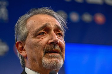 Electoral committee for Francesco Rocca president on February 13 2023 in Rome, Italy in the photo: Francesco Rocca
(Photo by Fabrizio Corradetti / Livemedia) - Credit: Fabrizio Corradetti/LiveMedi
