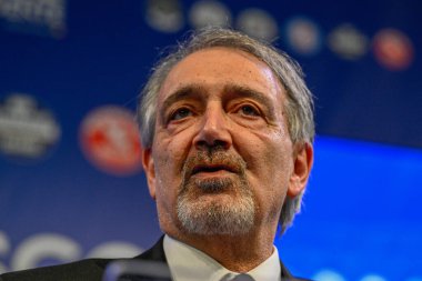 Electoral committee for Francesco Rocca president on February 13 2023 in Rome, Italy in the photo: Francesco Rocca
(Photo by Fabrizio Corradetti / Livemedia) - Credit: Fabrizio Corradetti/LiveMedi