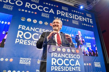 Electoral committee for Francesco Rocca president on February 13 2023 in Rome, Italy in the photo: Francesco Rocca
(Photo by Fabrizio Corradetti / Livemedia) - Credit: Fabrizio Corradetti/LiveMedi