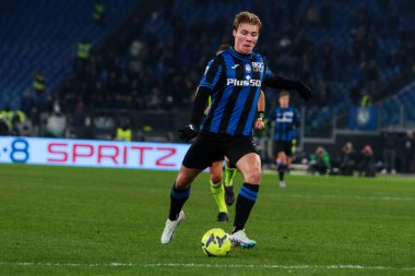 Rasmus Hojlund of Atalanta during italian soccer Serie A match SS Lazio vs Atalanta BC at the Olimpico stadium in Rome, Italy, February 11, 2023 - Credit: Raffaele Cont