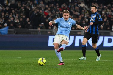 Ciro Immobile (SS Lazio) during the Italian Football Championship League A 2022/2023 match between SS Lazio vs Atalanta BC at the Olimpic Stadium in Rome on 11 February 2023. - Credit: Fabrizio Corradetti/LiveMedi