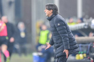 Simone Inzaghi  (Inter) head coach during italian soccer Serie A match UC Sampdoria vs Inter - FC Internazionale at the Luigi Ferraris stadium in Genova, Italy, February 13, 2023 - Credit: Danilo Vig
