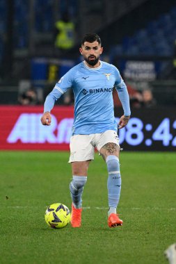 Elseid Hysaj (SS Lazio) during the Italian Football Championship League A 2022/2023 match between SS Lazio vs Atalanta BC at the Olimpic Stadium in Rome on 11 February 2023. - Credit: Fabrizio Corradetti/LiveMedi
