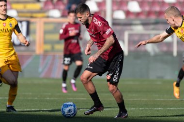 Menez Jeremy Reggina portrait during Italian soccer Serie B match Reggina 1914 vs AC Pisa at the Oreste Granillo stadium in Reggio Calabria, Italy, February 11, 2023 - Credit: Valentina Giannetton