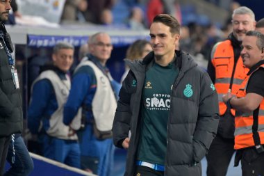 Denis Suarez (RCD Espanyol) during Spanish football La Liga match Espanyol vs Real Sociedad at the RCD Espanyol Stadium in Barcelona, Spain, February 13, 2023 - Credit: Felipe Mondin