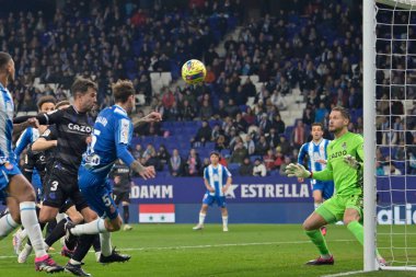A. Remiro (Real Sociedad) during Spanish football La Liga match Espanyol vs Real Sociedad at the RCD Espanyol Stadium in Barcelona, Spain, February 13, 2023 - Credit: Felipe Mondin