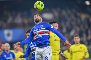 Tomas Rincon
 (Sampdoria) - Lautaro Javier Martinez (Inter) during italian soccer Serie A match UC Sampdoria vs Inter - FC Internazionale at the Luigi Ferraris stadium in Genova, Italy, February 13, 2023 - Credit: Danilo Vig