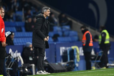 Imanol Alguacil (Real Sociedad) during Spanish football La Liga match Espanyol vs Real Sociedad at the RCD Espanyol Stadium in Barcelona, Spain, February 13, 2023 - Credit: Felipe Mondin