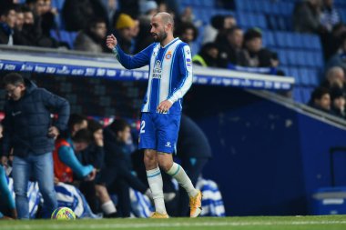 Vidal (RCD Espanyol) during Spanish football La Liga match Espanyol vs Real Sociedad at the RCD Espanyol Stadium in Barcelona, Spain, February 13, 2023 - Credit: Felipe Mondin