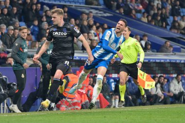 Sorloth (Real Sociedad) during Spanish football La Liga match Espanyol vs Real Sociedad at the RCD Espanyol Stadium in Barcelona, Spain, February 13, 2023 - Credit: Felipe Mondin
