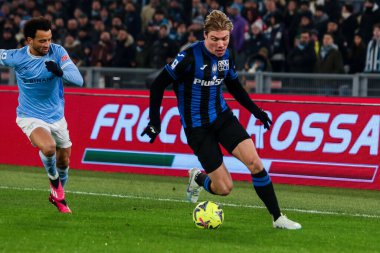 Rasmus Hojlund of Atalanta during italian soccer Serie A match SS Lazio vs Atalanta BC at the Olimpico stadium in Rome, Italy, February 11, 2023 - Credit: Raffaele Cont