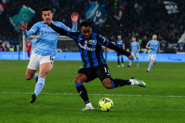 Ademola Lookman of Atalanta during italian soccer Serie A match SS Lazio vs Atalanta BC at the Olimpico stadium in Rome, Italy, February 11, 2023 - Credit: Raffaele Cont