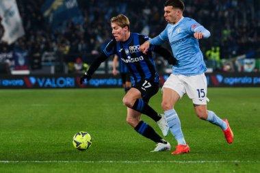 Rasmus Hojlund of Atalanta during italian soccer Serie A match SS Lazio vs Atalanta BC at the Olimpico stadium in Rome, Italy, February 11, 2023 - Credit: Raffaele Cont