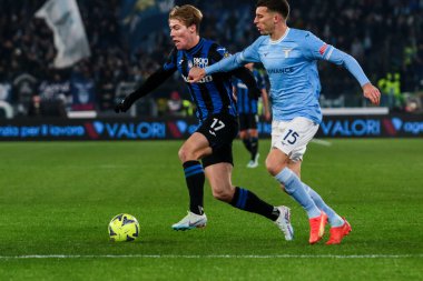 Rasmus Hojlund of Atalanta during italian soccer Serie A match SS Lazio vs Atalanta BC at the Olimpico stadium in Rome, Italy, February 11, 2023 - Credit: Raffaele Cont