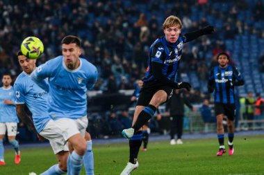 Rasmus Hojlund of Atalanta during italian soccer Serie A match SS Lazio vs Atalanta BC at the Olimpico stadium in Rome, Italy, February 11, 2023 - Credit: Raffaele Cont