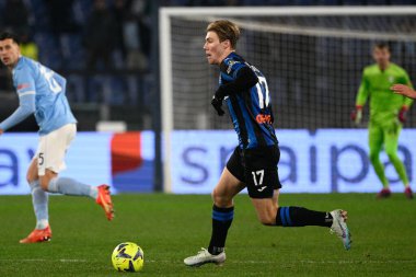 Rasmus Hojlund (Atalanta) during the Italian Football Championship League A 2022/2023 match between SS Lazio vs Atalanta BC at the Olimpic Stadium in Rome on 11 February 2023. - Credit: Fabrizio Corradetti/LiveMedi