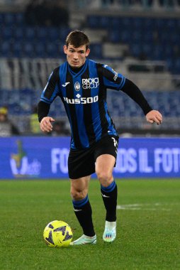 Marten De Roon (Atalanta) during the Italian Football Championship League A 2022/2023 match between SS Lazio vs Atalanta BC at the Olimpic Stadium in Rome on 11 February 2023. - Credit: Fabrizio Corradetti/LiveMedi