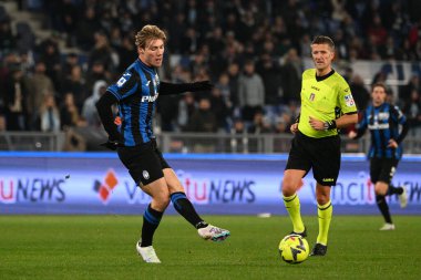 Rasmus Hojlund (Atalanta) during the Italian Football Championship League A 2022/2023 match between SS Lazio vs Atalanta BC at the Olimpic Stadium in Rome on 11 February 2023. - Credit: Fabrizio Corradetti/LiveMedi