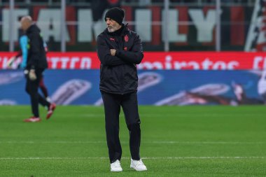 Stefano Pioli Head Coach of AC Milan looks on during Serie A 2022/23 football match between AC Milan and Torino FC at San Siro Stadium, Milan, Italy on February 10, 2023 - Credit: Fabrizio Carabelli/LiveMedi