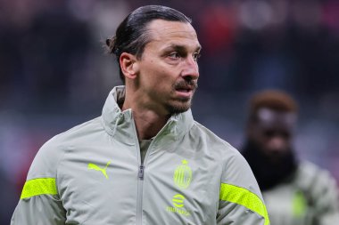 Zlatan Ibrahimovic of AC Milan looks on during Serie A 2022/23 football match between AC Milan and Torino FC at San Siro Stadium, Milan, Italy on February 10, 2023 - Credit: Fabrizio Carabelli/LiveMedi