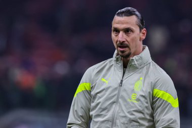 Zlatan Ibrahimovic of AC Milan looks on during Serie A 2022/23 football match between AC Milan and Torino FC at San Siro Stadium, Milan, Italy on February 10, 2023 - Credit: Fabrizio Carabelli/LiveMedi
