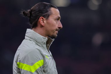 Zlatan Ibrahimovic of AC Milan looks on during Serie A 2022/23 football match between AC Milan and Torino FC at San Siro Stadium, Milan, Italy on February 10, 2023 - Credit: Fabrizio Carabelli/LiveMedi