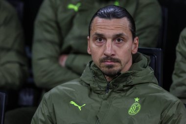 Zlatan Ibrahimovic of AC Milan looks on during Serie A 2022/23 football match between AC Milan and Torino FC at San Siro Stadium, Milan, Italy on February 10, 2023 - Credit: Fabrizio Carabelli/LiveMedi