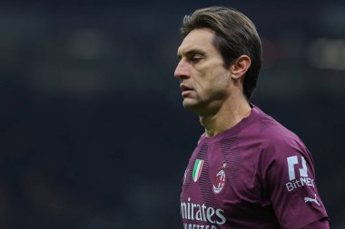 Ciprian Tatarusanu of AC Milan looks on during Serie A 2022/23 football match between AC Milan and Torino FC at San Siro Stadium, Milan, Italy on February 10, 2023 - Credit: Fabrizio Carabelli/LiveMedi