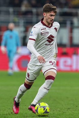 Aleksej Miranchuk of Torino FC in action during Serie A 2022/23 football match between AC Milan and Torino FC at San Siro Stadium, Milan, Italy on February 10, 2023 - Credit: Fabrizio Carabelli/LiveMedi
