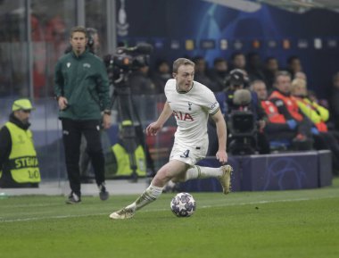 Oliver Skipp of Tottenham Hotspur during the Uefa Champions League, football game between Ac Milan and Tottenham Hotspur on 14 February 2023 at San Siro Stadium, Milan, Italy. Photo Ndrerim Kaceli - Credit: Nderim Kaceli/LiveMedi